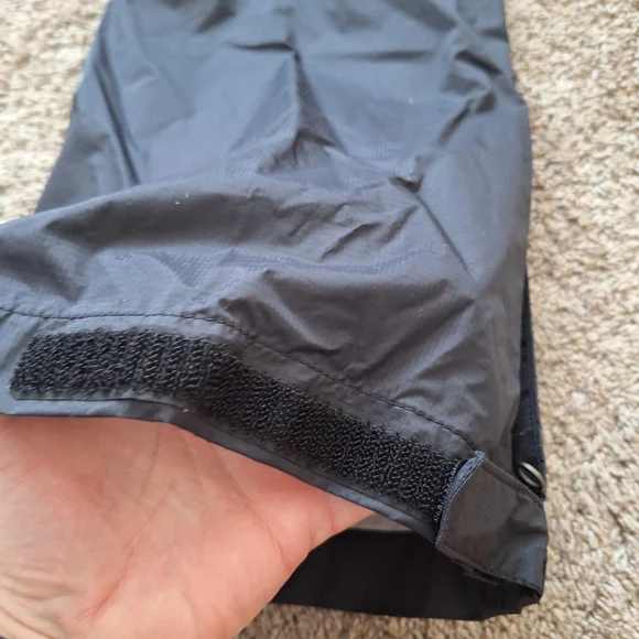 THE NORTH FACE Mens L Black Pants DRYVENT LIGHTWEIGHT WATERPROOF SHELL Nylon - Picture 12 of 15